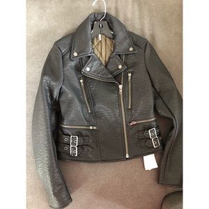 Free People Leather Jacket
